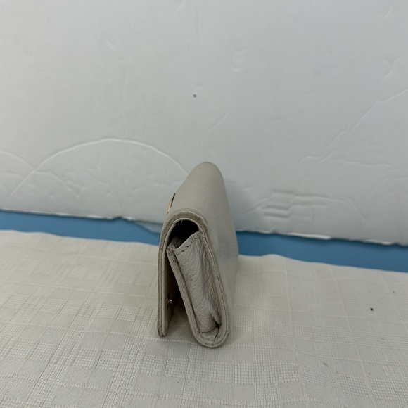 MICHAEL KORS FULTON GENUINE LEATHER+GOLD TONE CARD CASE WALLET - Picture 2 of 9